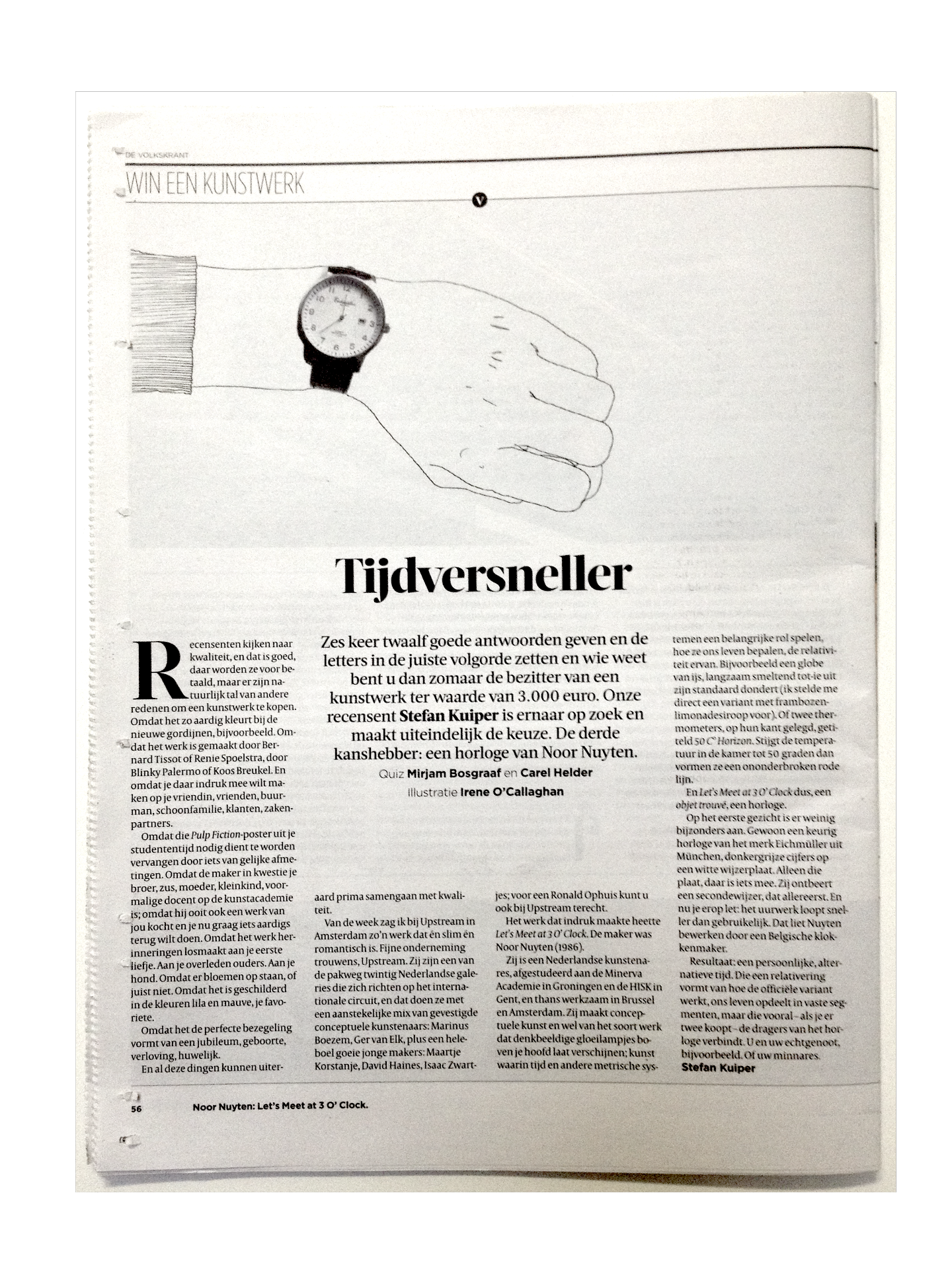 Let’s Meet at 3 O’Clock